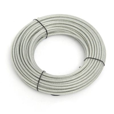 Un buon prezzo. 7x7 PVC rivestito galvanizzato Acciaio filo di corda per la linea di abbigliamento Con resistenza alla trazione 1370-2160MPA speciale Acciaio a testa fredda in linea