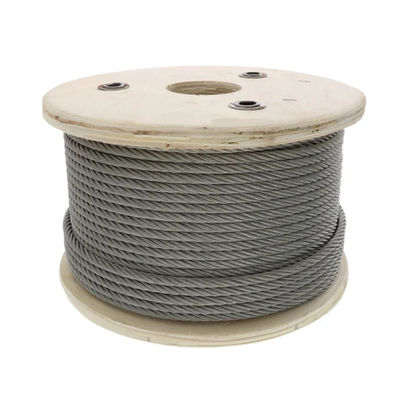Un buon prezzo. Acciaio inossidabile di grado cartone Acciaio inossidabile 2Mm Cavo di tensione Acciaio filo di acciaio galvanizzato corda per recinzione in linea