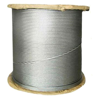 Un buon prezzo. Cavo non galvanizzato e galvanizzato 6x36 per acciaio al carbonio Cavo da 16 mm in cavi in acciaio in linea