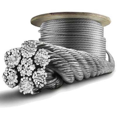 Un buon prezzo. Cavo inossidabile da 8 mm 7x19 Acciaio inossidabile AISI316 AISI304 per la decorazione Diametro da 3/32 pollici a 3/8 pollici in linea