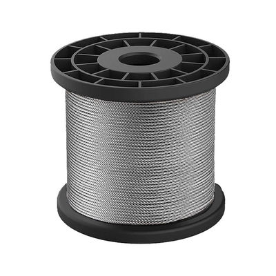 Un buon prezzo. 1x7/1x19/1x37 Corde filo 304 316 Corde di cavo in acciaio inossidabile per ascensori Corde di filo durevoli e professionali in linea