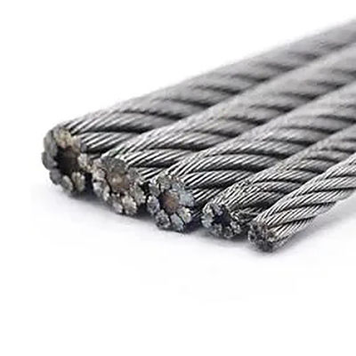 Un buon prezzo. Corde di acciaio inossidabile non legato 1,8 mm 2 mm 3 mm 6X7 FC 6X24 7FC 6X19 FC 8X19 per progetti di costruzione e edilizia in linea