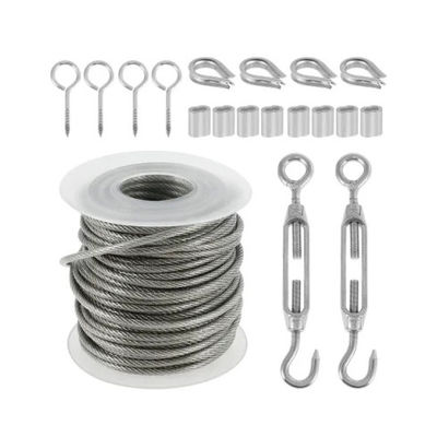 Un buon prezzo. Servizio di trasformazione altri cavi in acciaio ad alta resistenza Galvanizzato / non Galvanizzato Filtro di filo per la macchina di sollevamento 8X19s FC 9X19s FC in linea