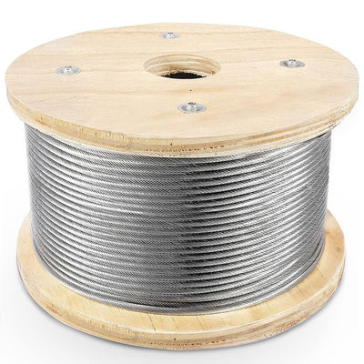 comprare 7x19 Construction Stainless Steel Wire Rope 3/8