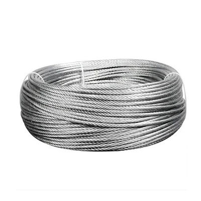 comprare Fibra di acciaio inossidabile / nucleo di cotone galvanizzato 1X7 filo di acciaio per elettricità non legata e durevole online manufacture