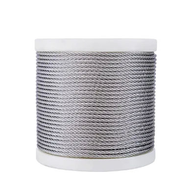 Un buon prezzo. Corde di acciaio inossidabile non legato ad alta resistenza 8mm 9mm 10mm 6X12 7FC 6X24 FC 6X19 FC 6X37 FC per le treppine in linea