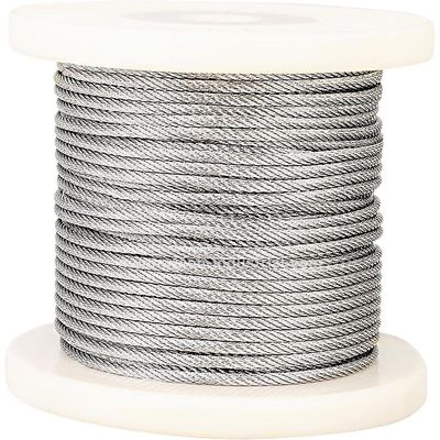 comprare Acciaio inossidabile 316 7x7 Strand Core Cables aerei 1000 piedi di lunghezza in bobina di nylon 1/32