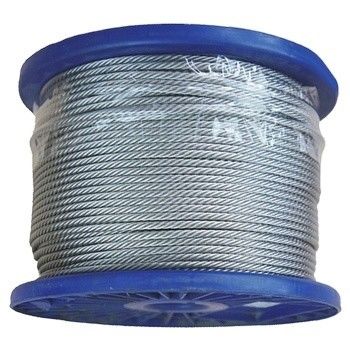 Servizio di lavorazione di fili di filo IWRC di 1000 piedi di bobine di plastica 6x19 Altro certificato ISO9001/ISO14001 Cavo per aeromobili galvanizzato