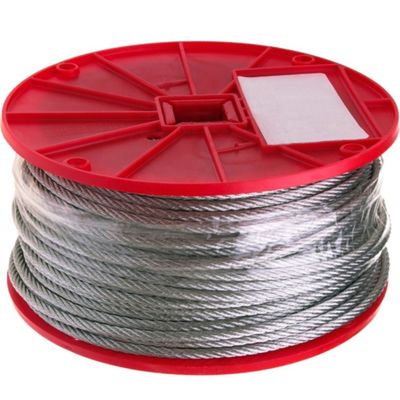 comprare 7x19 Mil-Sepc-DTL-83420 Cavo per aeromobili galvanizzato Cavo di cavo in acciaio Cavo di corda 1/4