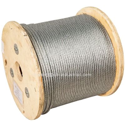 Un buon prezzo. 7x19 cavo di acciaio galvanizzato MIL-DTL-83420 in linea