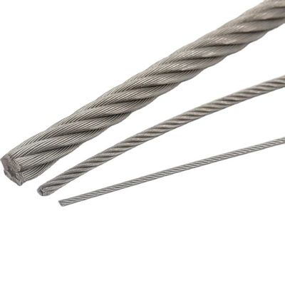 comprare 300 Serie AISI316 Acciaio inossidabile Rovere di filo rotondo 1*7 7*7 1*19 7*19 6*12 6*19 6*37 FC Iwrc Rovere di filo galvanizzato online manufacture