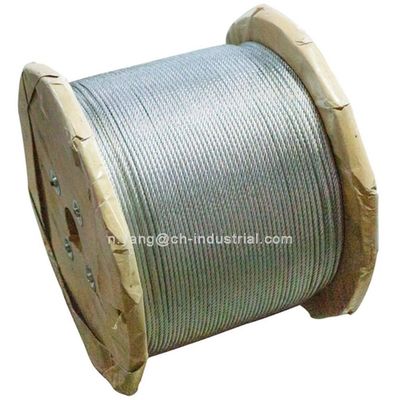 comprare Cavi galvanizzati in acciaio di 12 mm non legati 6x19 per la soddisfazione del cliente online manufacture