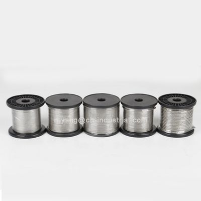 comprare Alta resistenza alla corrosione e contenuto di C 0,08% 7x19 1,8 mm filo di acciaio inossidabile per cavo inossidabile online manufacture