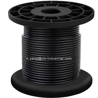 comprare Cavo di filo rivestito in vinile nero Cavo in acciaio rivestito in PVC Cavo in acciaio galvanizzato Cavo a corda in acciaio inossidabile online manufacture