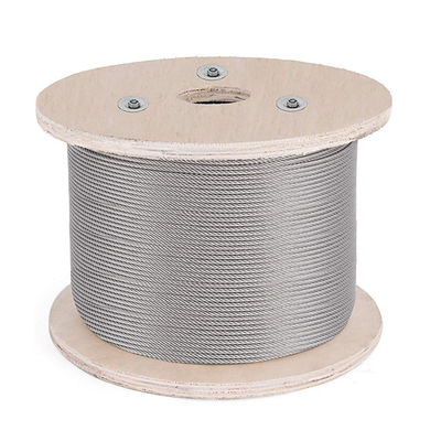 Cavo in acciaio inossidabile SS da 6 mm in acciaio inossidabile 304 316 304 Cavo per la balaustra del cavo, rotaie per il ponte, altri servizi di lavorazione offerti