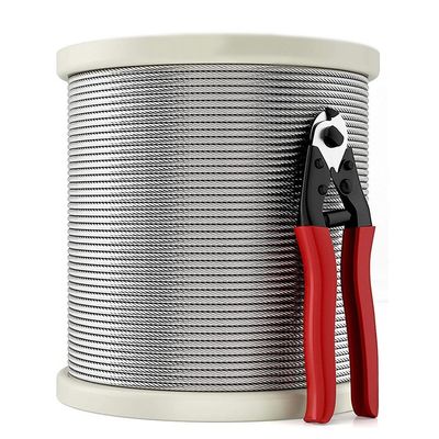 comprare 1x19 tipo 316 filo di acciaio inossidabile non rivestito 3/16 
