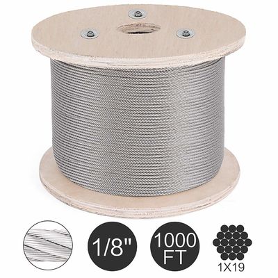 comprare T316 Corde in acciaio inossidabile 1000ft 3/16