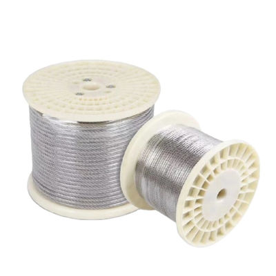 Un buon prezzo. 7x7 cavo inossidabile SS304 SS316 cavo in acciaio corda personalizzazione taglia SS cavo 7 * 7 filo in acciaio inossidabile in linea