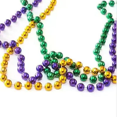 comprare Catena a sfere di plastica standard da 6 mm 7 mm 8 mm Catena a sfere d'argento Catena a sfere colorata Catena a sfere struttura a catena saldata online manufacture