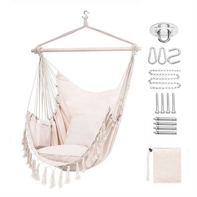 comprare Sedia appesa Ammocca da giardino all' aperto Campeggio Con Ammocca di legno Sedia Boho Ammocca online manufacture