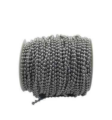 comprare 3.2mm in acciaio inossidabile chiusure a rulli Catena Peso Catena a sfera di metallo online manufacture