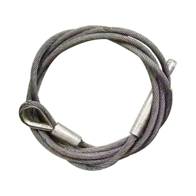 Un buon prezzo. 6X36WS-IWRC Core GSWR Galvanized Steel Wire Rope Lifting Sling with Thimble on Both Ends in linea