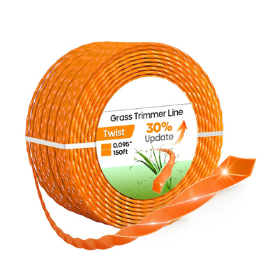 Un buon prezzo. Torsione 2.6MM 0,102' 10M Nylon Trimmer Line Blister Pack in linea