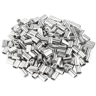 Un buon prezzo. Sleeve di orologio di sabbia 8 caratteri Sleeve in alluminio per ferrule di cavo di superficie autocolore in linea