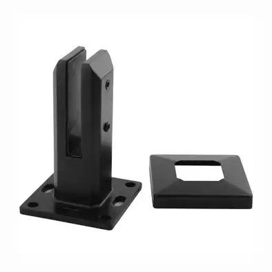Un buon prezzo. Precision Investment Casting Matte Black Square Glass Spigot per barricate in acciaio inossidabile in linea