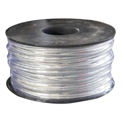 Un buon prezzo. Forte PVC rivestito 304 filo di acciaio inossidabile per la linea di abbigliamento e la trazione in linea