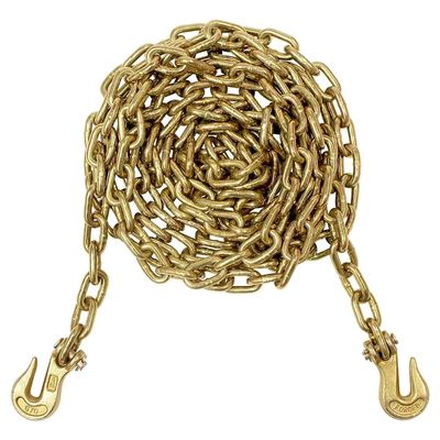 Un buon prezzo. Non standard 3/8'x 20 ft zinco giallo G 70 catena con 3/8