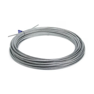 Un buon prezzo. AiSi Standard 6x7 FC Galvanizzato Acciaio filo di corda Forte e resistente per qualsiasi applicazione in linea