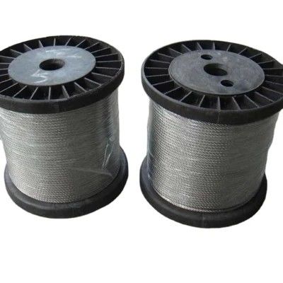 300m bobina 5mm cavo di filo galvanizzato per il legame 6 * 12 7FC Servizio di lavorazione piegatura
