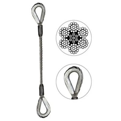 Un buon prezzo. - AISI 304 316 acciaio inossidabile 7x7 6x36 Dia 8mm IWRC RHRL Hard Soft Eye Finish Non galvanizzato in linea