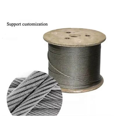 Un buon prezzo. Corde galvanizzate di acciaio flessibile 7X19 6x19 FC IWRC per il gas marino/architettonico/petrolifero in linea