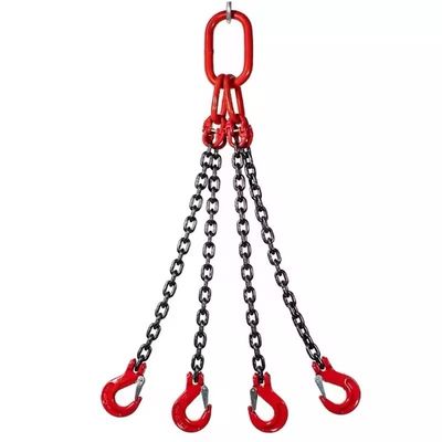 Un buon prezzo. G80 Sling a catena con gambe/infinito per il sollevamento di merci Struttura a catena saldata finitura nera in linea
