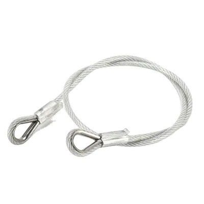 Un buon prezzo. Corde di filo in acciaio inossidabile di lunghezza personalizzata con rivestimento in nylon in PVC resistente alla corrosione in linea