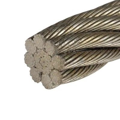 Un buon prezzo. Corde di filo di acciaio non galvanizzato/galvanizzato per il sollevamento 8x19S FC/IWRC Cavi ferroviari Tipo di nucleo Core Steel in linea