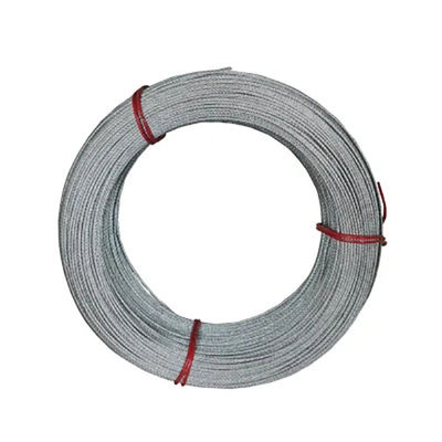 Un buon prezzo. Corde di filo di acciaio galvanizzato 6x37 Tolleranza IWS ± 1% AiSi standard per le esigenze del cliente in linea
