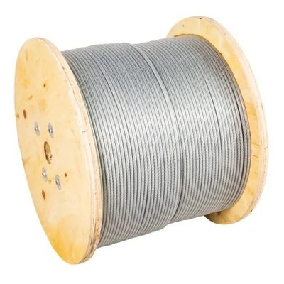 Un buon prezzo. 7/10 BS 183 Cavo di comunicazione a filo di filo di acciaio galvanizzato 7/3.25 mm per palo di bandiera in linea