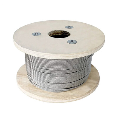 Un buon prezzo. 6x19 Cable di sollevamento di fili di acciaio galvanizzato per la costruzione con grado di acciaio inossidabile in linea