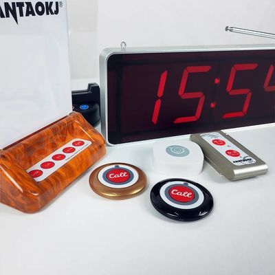 Un buon prezzo. Telefono senza fili a lungo raggio Ristorante Ospedale Paziente Pager Call Buttons Display Receiver Clinica Ospedale di cura Sistema di chiamata in linea