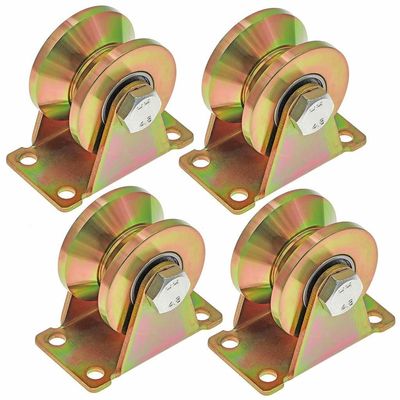 Un buon prezzo. Portale scorrevole oscillante pesante Portale scorrevole ruote Portale scorrevole binari Ruote Kit di hardware Barriera Portale a rulli in alluminio in linea