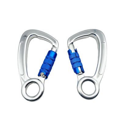 Un buon prezzo. Industria pesante Aluminio Carabiner 30KN Auto di arrampicata in montagna Swivel Clip Snap Hook in linea