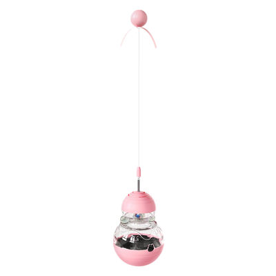 Un buon prezzo. Giocattolo per gatti a sfera luminosa a distribuzione dinamica e rotazione con alimentatore regolabile in linea