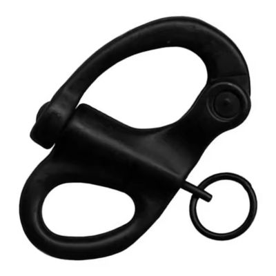 Un buon prezzo. Rilascio rapido Catene fisse Hardware marino nero con anello rotondo in linea