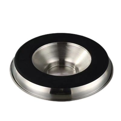 Un buon prezzo. Scaletta di acciaio inossidabile per animali da compagnia arrotondata, sicura, a alimentazione lenta, per cuccioli, in silicone, a suola antiscivolo in linea