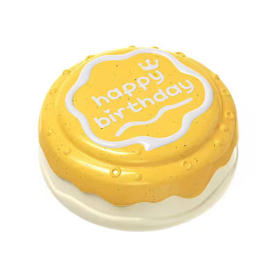 Un buon prezzo. Buon compleanno regalo interattivo masticare giocattoli strillanti cane forma di torta masticare giocattolo in linea