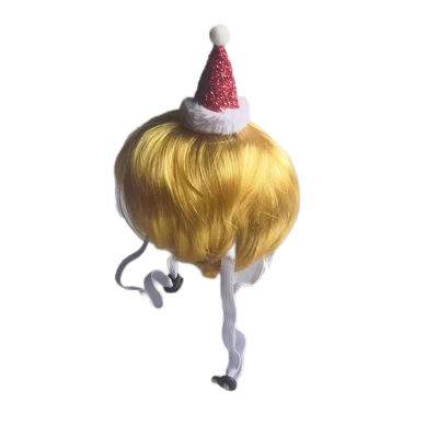 Un buon prezzo. Classic Bob Cut Pet Wig per cani piccoli - Elegante leggero facile da indossare Ottimo per passeggiate quotidiane e post sui social media in linea