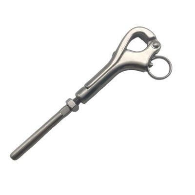 Un buon prezzo. Industria pesante aggiornamento acciaio inossidabile AISI316 Pelican Hook a rilascio rapido con fine swage in linea